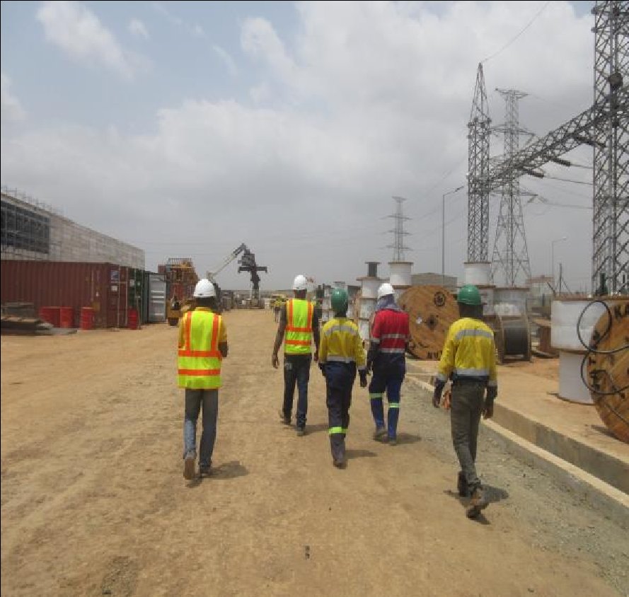 Inspecting progress of the workshop electrification